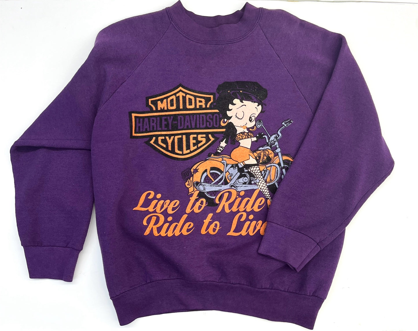 Harley Davidson x Betty Boop sweater