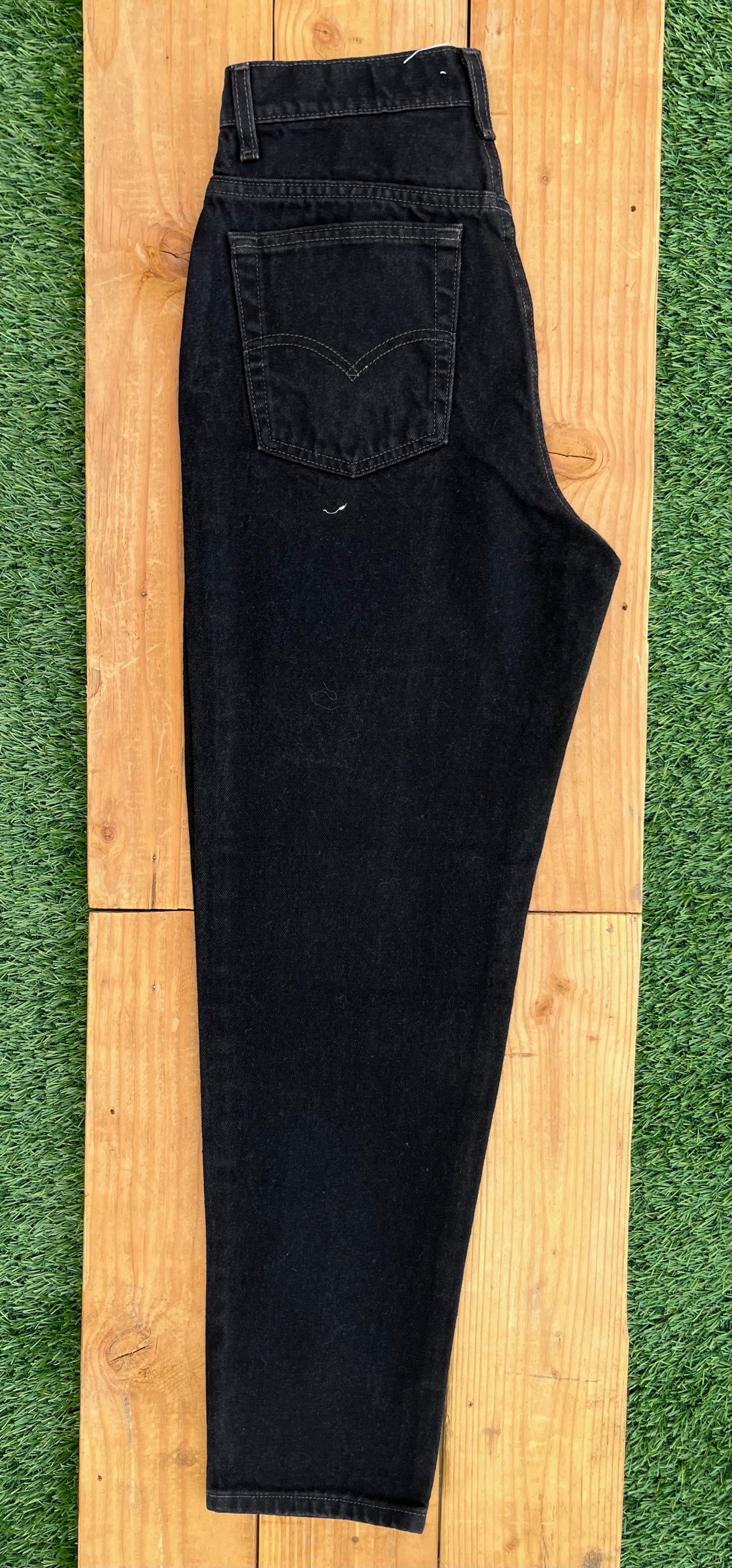 W30 512 Vintage Levi's Plain Black Jean