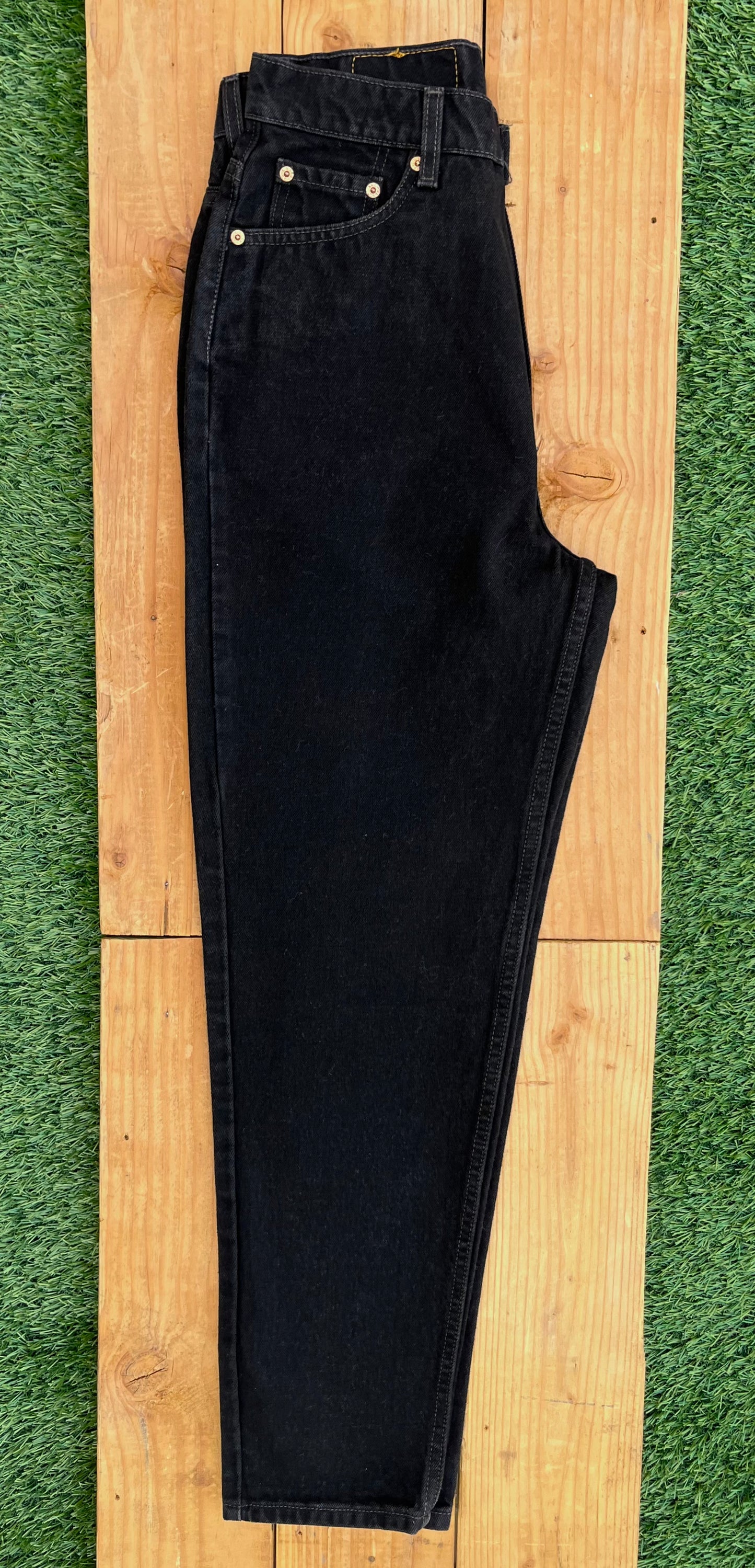 W30 512 Vintage Levi's Plain Black Jean