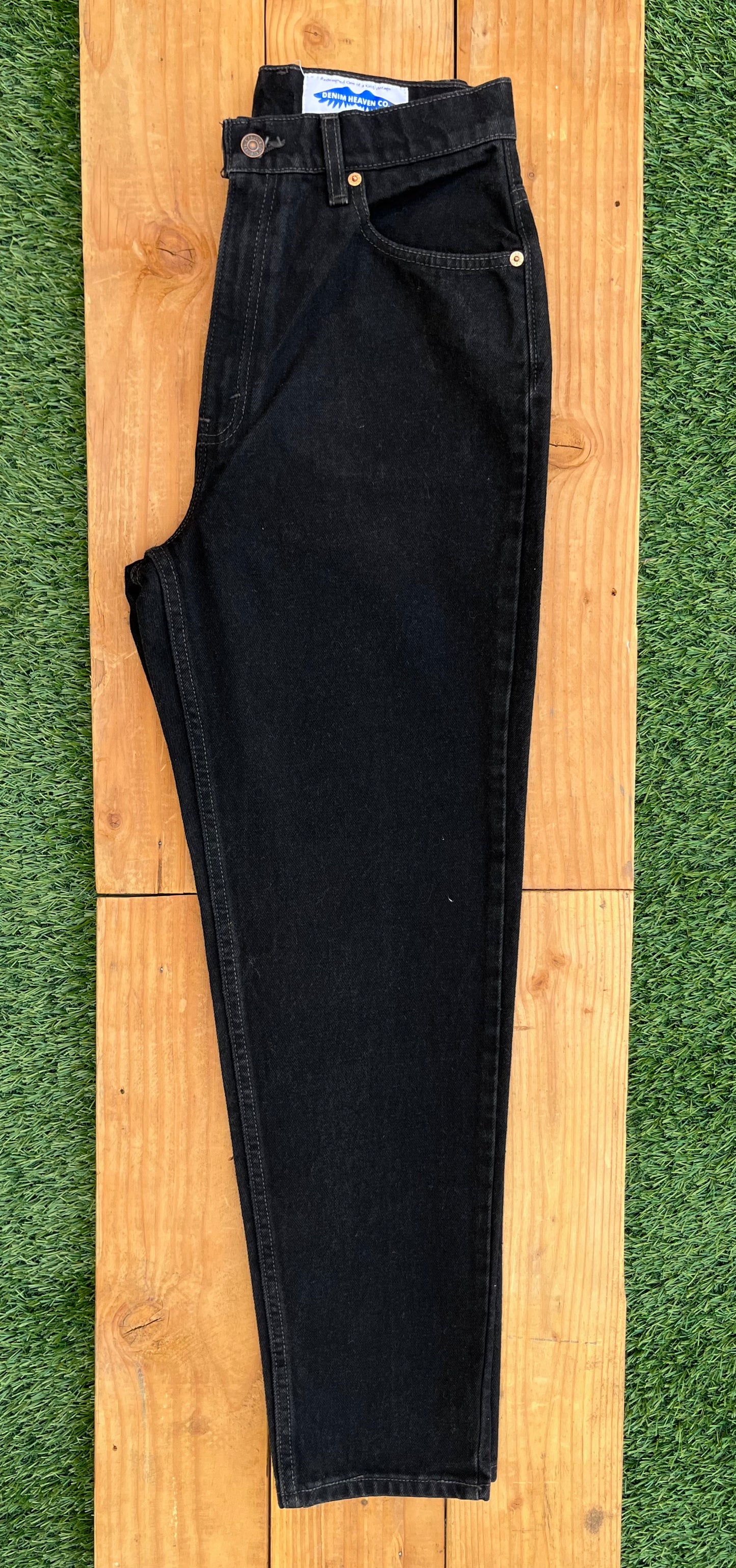 W30 512 Vintage Levi's Plain Black Jean
