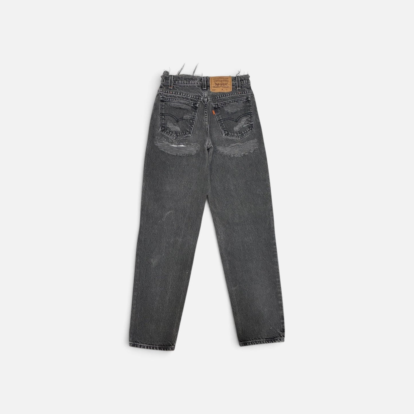 W24 Black Vintage Levi's Butt Rip Jean