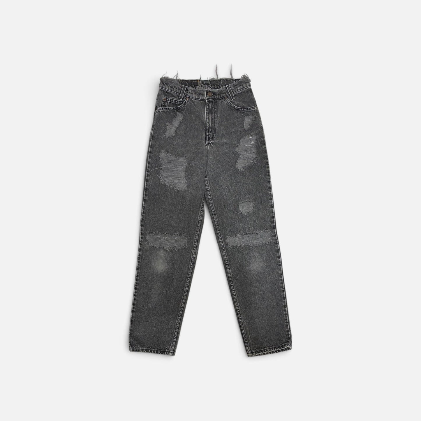 W24 Black Vintage Levi's Butt Rip Jean
