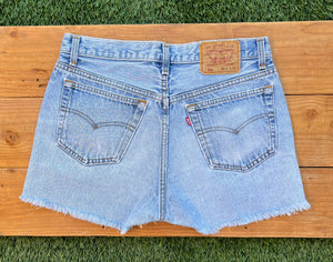 W30 501 Vintage Levi's Plain Shorts